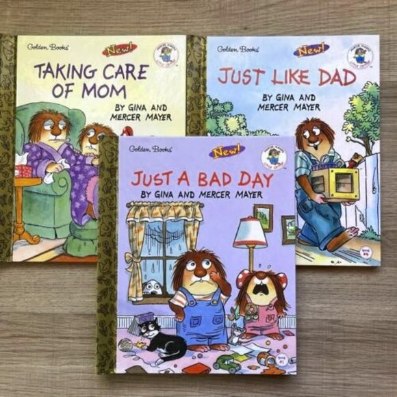 Lot of 3 Little Golden Books Mercer Mayer’s Little Critter Series Hardovers - Picture 1 of 9